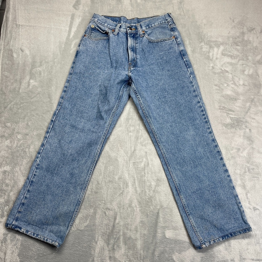 Levi's 511 Jeans Mens 32x34 (29x28) Blue Denim Streetwear Mid Rise Straight Leg
